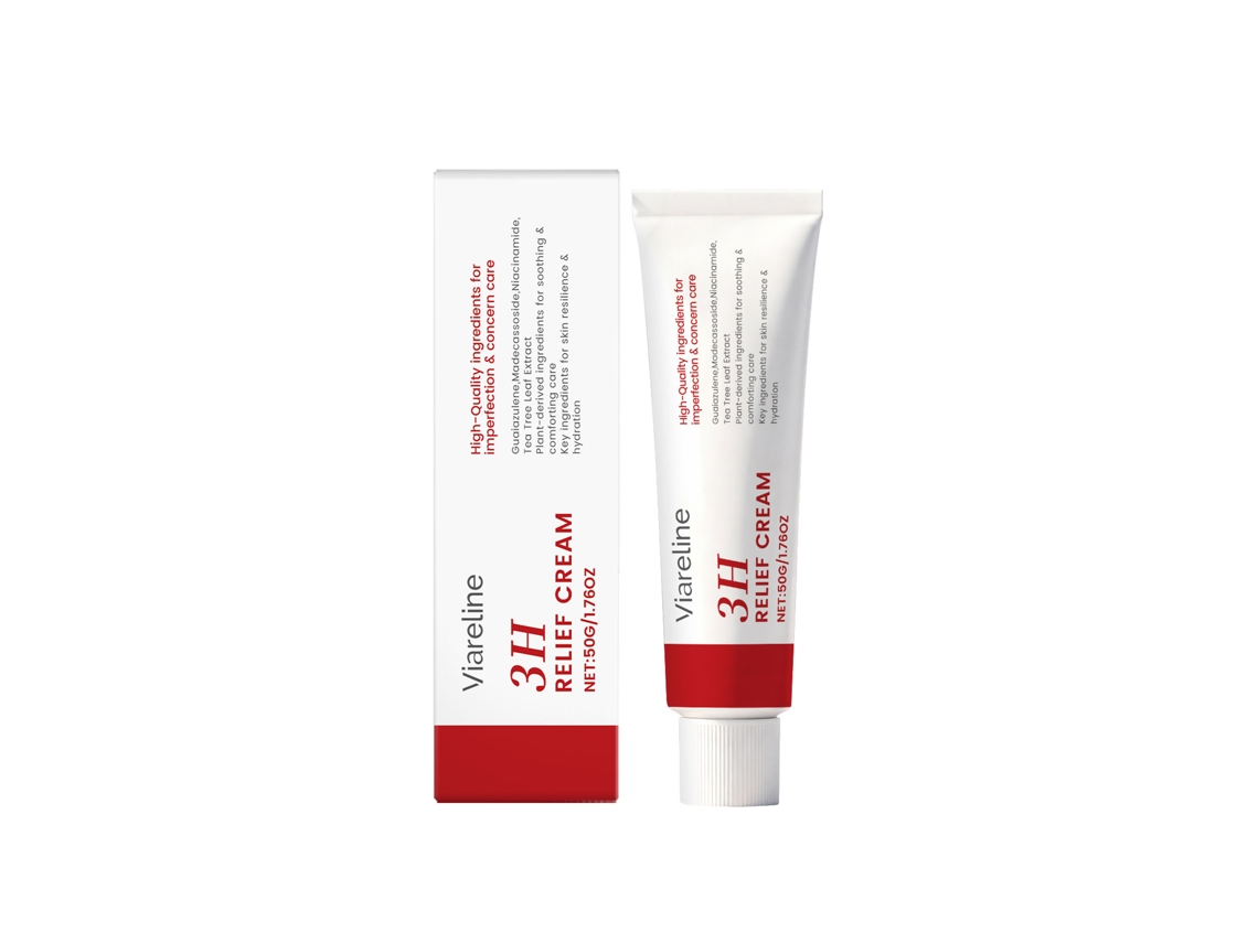 Crema hidratante y calmante con Centella asiática.