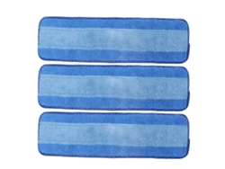 3 Protectores De Mopa De Microfibra Reutilizables Bona Para Uso En Seco Y Húmedo.