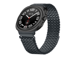 Pulsera para Samsung Galaxy Watch Ultra - Acero inoxidable con cierre magnético de nueve cuentas (47 mm)