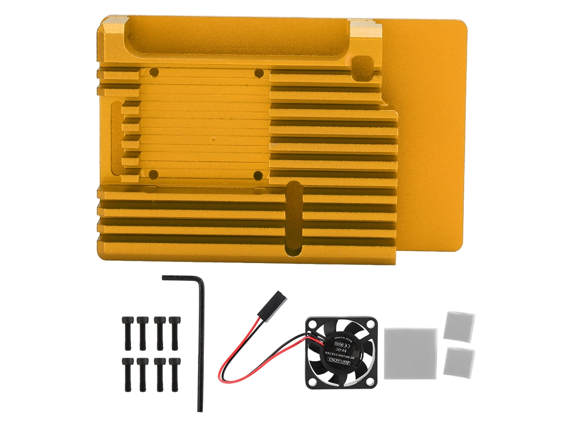 Funda protectora para Raspberry Pi 4 (protección, ventilación)