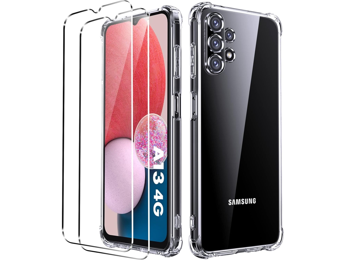 Conjunto de Protectores de Pantalla Almofada para Samsung Galaxy A13 HONGWE. Transparente (2un)
