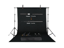 Kit de soporte para fondo de fotografía, barra transversal ajustable, multifuncional, negro estirable, 2600 x 3000 OEM