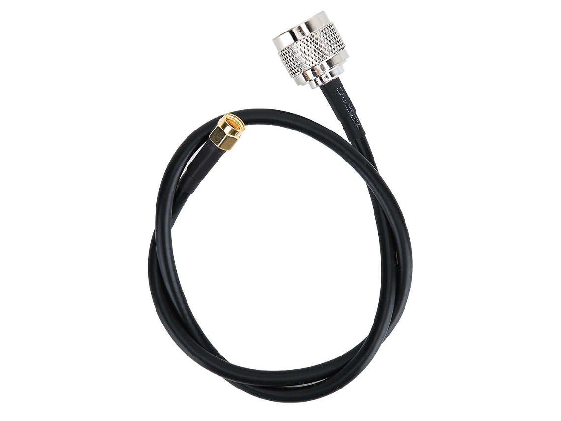 Cable De Fibra Óptica Con Conector De Níquel Plateado Y Oro, Sma Macho A N Macho, Polaridad Inversa, Rg58.