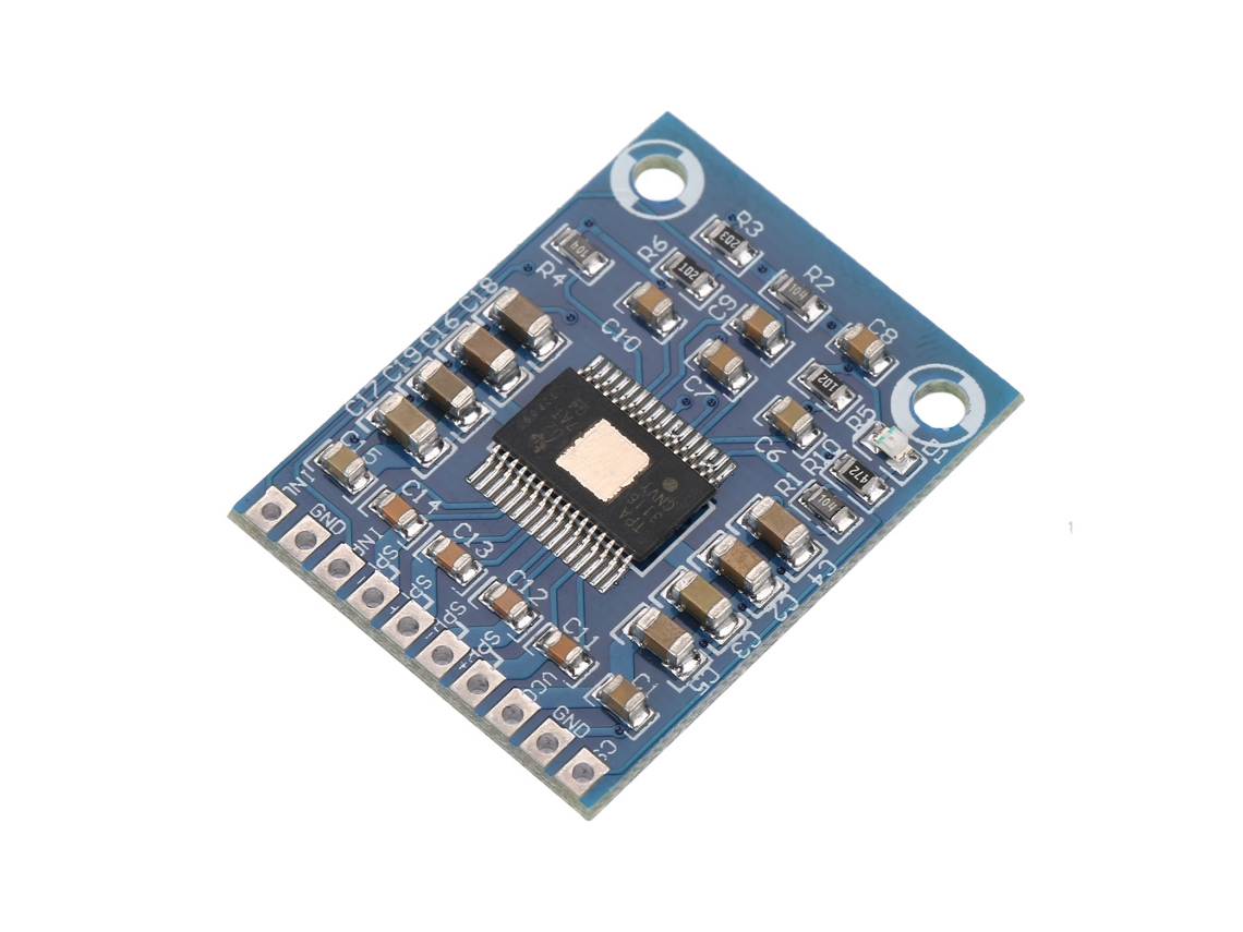 Placa Amplificadora Digital Tpa3116d2 De 2 Canales Y 50 W + 50 W Para Audio Automotriz Dc12v-24v