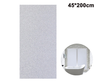 Película de privacidad de ventana Película de ventana de vidrio esmerilado Película de tinte de ventana adhesiva estática no adhesiva (45 * 200 CM ...