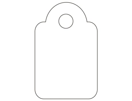 Etiquetas Colgantes Manuales APLI (Blanco - 13 X 20 mm)
