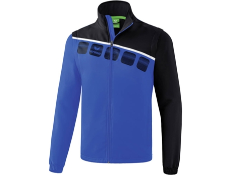 Chaqueta ERIMA 5-C con Mangas Desmontables (Azul, Negro y Blanco - M)