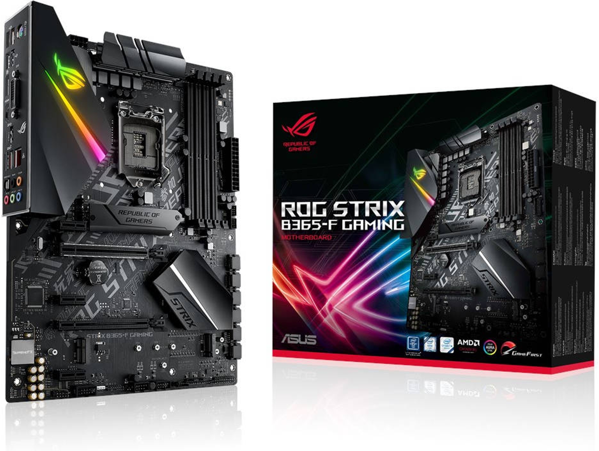 Placa Base ASUS ROG STRIX B365-F Gaming (Socket LGA 1151 - Intel B365 - ATX)