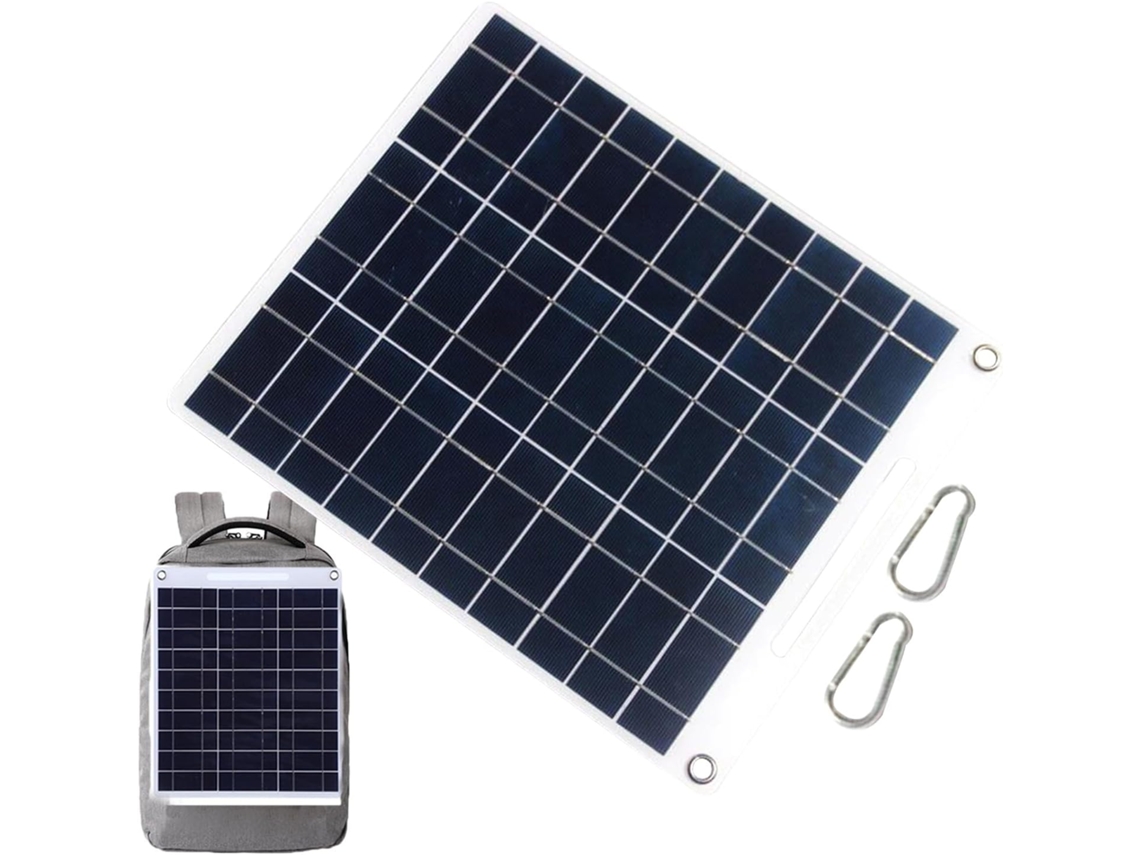 Cargador De Panel Solar | Herramienta De Carga De 10 W | Fiesta De Senderismo Y Acampada