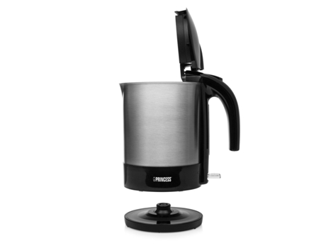 Princess 236039 Hervidor eléctrico 1,7 L 2200 W Negro Acero inoxidable