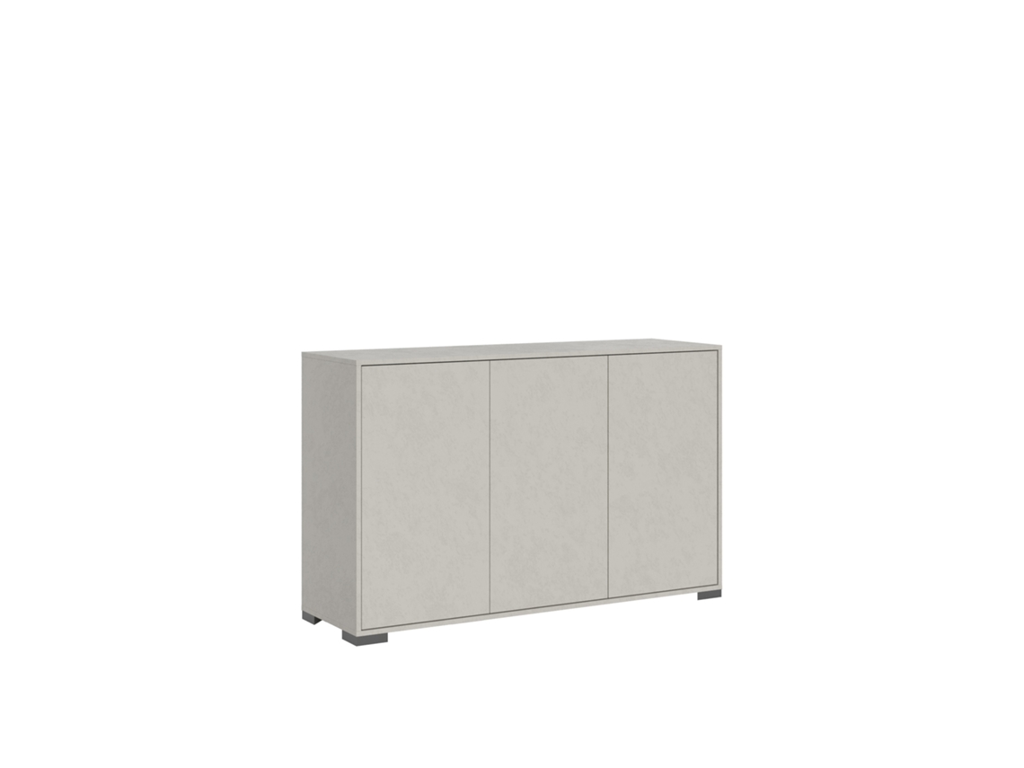 Aparador con 3 puertas, 130x40x83 cm, Lumina Cashmere