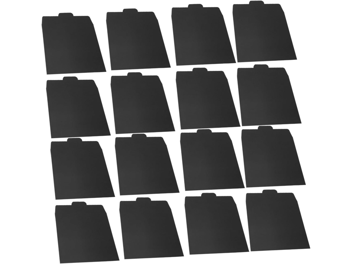 Capas De Papel Preto Resistentes A Rasgos, Pacote Com 50 Unidades, Compactas Para Cds E Outros Produtos.