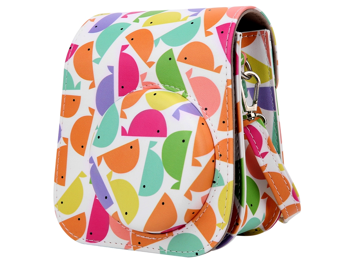 NEVEANCE Funda Bolsa Retro PU con Correa Ajustable para Cámara Instantánea Mini11, Almacenamiento Portátil