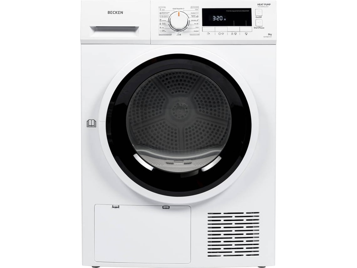 Secadora BECKEN 8KG BDM8817 HP (8 kg - Bomba de Calor - Blanco)