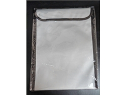Bolsa Ignífuga E Impermeable Con 3 Compartimentos Para Documentos, Dinero Y Objetos De Valor, 28x38cm, Plateada