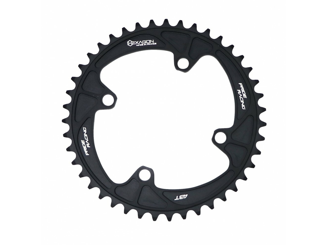 Piñón 4 tornillo sin rosca PRIDE RACING Hexagon 44T TU