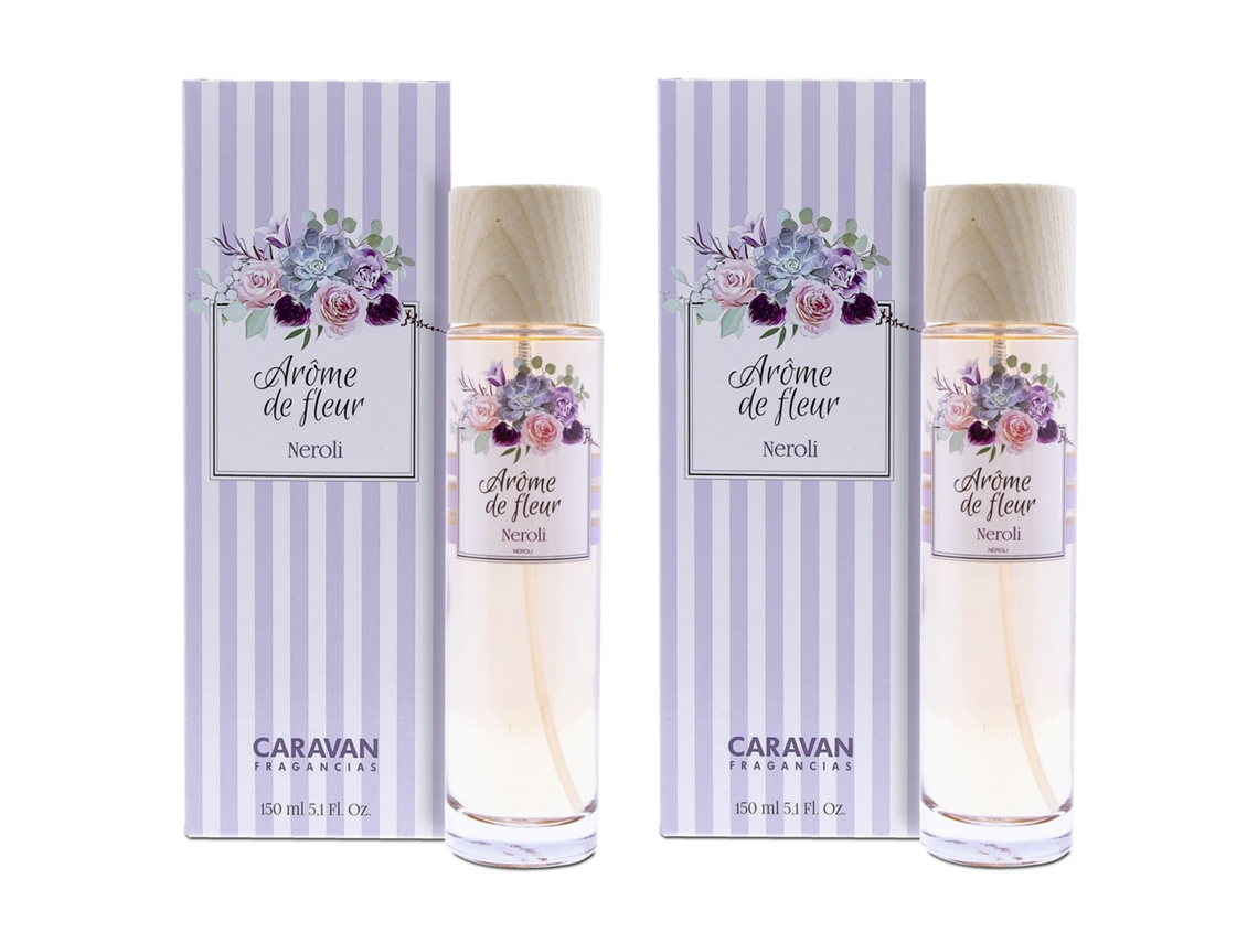 Set de 2 Frascos 150 ml CARAVAN arome de fleur neroli