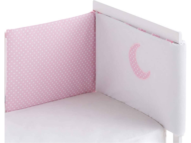 Protector De Cuna PEKEBABY Moon Rosa