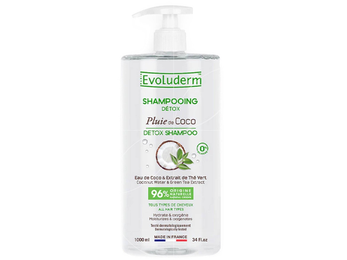 Champú desintoxicante de coco Pluie EVOLUDERM