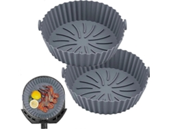 Revestimientos de silicona reutilizables para freidora de aire Siurn, paquete de 2