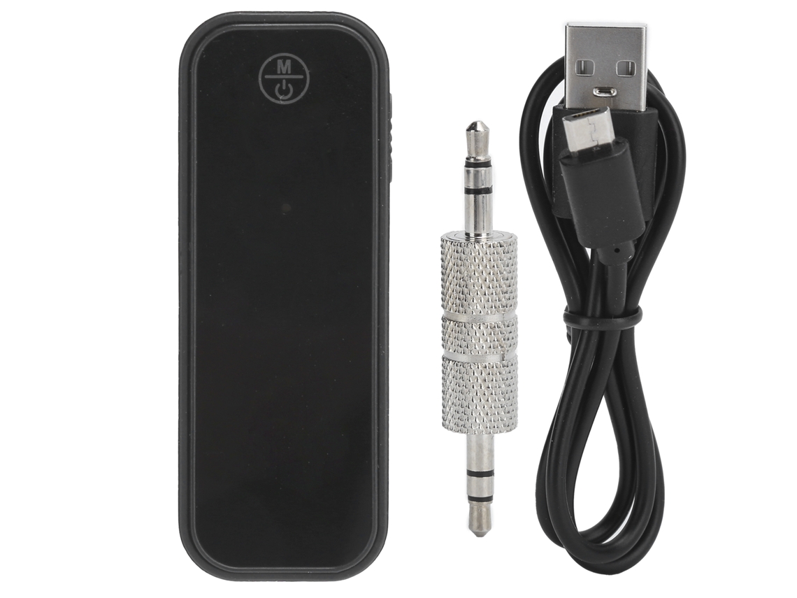Adaptador Bluetooth 5.0 2 En 1 Para Coche, Transmisor Y Receptor De Audio Inalámbrico Con Entrada Auxiliar De 3,5 Mm.