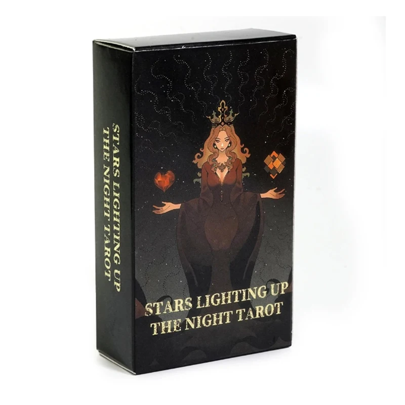Baraja De Tarot "la Luz De Las Estrellas Ilumina El Cielo Nocturno" (edición Regular): Una Vibrante Baraja Con Ilustraciones De Estilo Asiático.