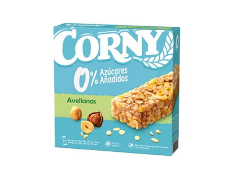 Barrita Cereal 0% Avellanas CORNY