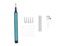 Herramienta De Limpieza De Cerumen Con Cámara, Otoscopio, Conexión Wifi Inalámbrica, Kit Verde.