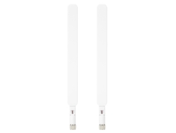 2 Antenas Para Router 4g Lte Huawei B593 Cpe, Señal Inalámbrica, Conector Sma Macho, Color Blanco, 5 Dbi.