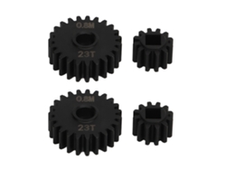 Engranaje De Eje De Portal De Acero De 12t Y 23t Para Piezas De Mejora Del Coche Teledirigido Capra Scx10 Iii 1/10 Rc Crawler