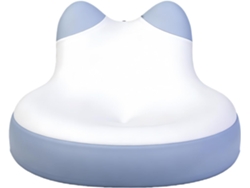 Almohada Dormir Cara (memoria), Protege Columnaalmohadacelular, Lazy, Azul-blanco