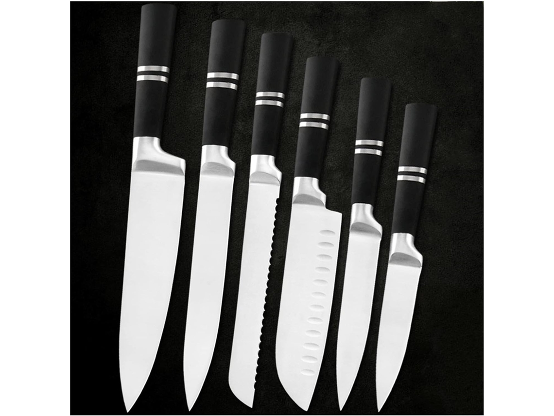 Los Cuchillos De Chef Están Fabricados En Acero Inoxidable Alta Calidad Y Resistente A La Decoloración. Su For