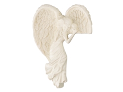 Anjo de Quadro de Porta Decor Resina Ângulo Reto Escultura 3d para Sala Quarto Escritório