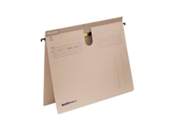 Archivadores colgantes Leitz Serie 18, cartón Manila 250 g/m², gris. Para el mercado alemán/luxemburgués/austríaco/chino. 50 unidades. Esselte Leitz (1814 00 85).