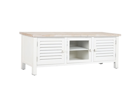 Mueble de TV DKD HOME DECOR (Blanco - Madera - 40 x 120 x 45 cm)