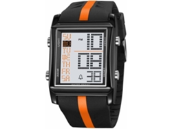 Masculino Led Alarma Digital 50m Reloj De Pulso Deportivo A Prueba De Agua Brancoyuysan