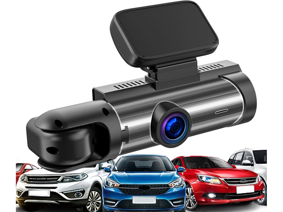 Cámara De Coche Para Interior Y Grabadora De Parabrisas Con Cable Metálico Doble