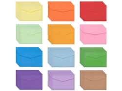 60 Mini Sobres Coloridos, Sobres Pequeños Para Tarjetas De Regalo De Cumpleaños (11,5 * 8,2 Cm)