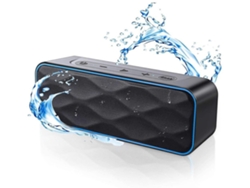Altavoz Bluetooth portátil, resistente al agua, estéreo TWS, 36 horas de reproducción, IPX7, Lalamoli