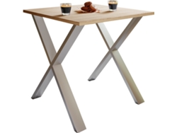 Mesa de Comedor de Madera Mesa de Cocina Xona X 80x50 Vcm