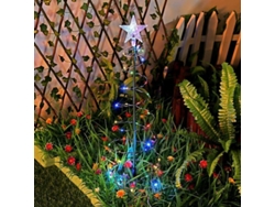 Árbol De Navidad Solar Con Luces Led, Decoración Para Jardín Exterior, Modos De Iluminación, Resistente A La Intemperie.