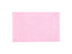 Homescapes Imperial Plain Cotton Pink Bath Mat