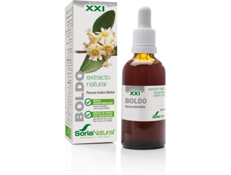 Complemento Alimentar SORIA NATURAL Boldo Extracto S Xxi (Lima, Pomelo, Regaliz - 50 ml)