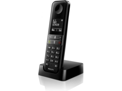 Teléfono Fijo PHILIPS D4701B/34 Negro