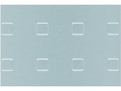 Chapa alum anod prata desenho quadr 250 x 500 x 1,0 - 466480