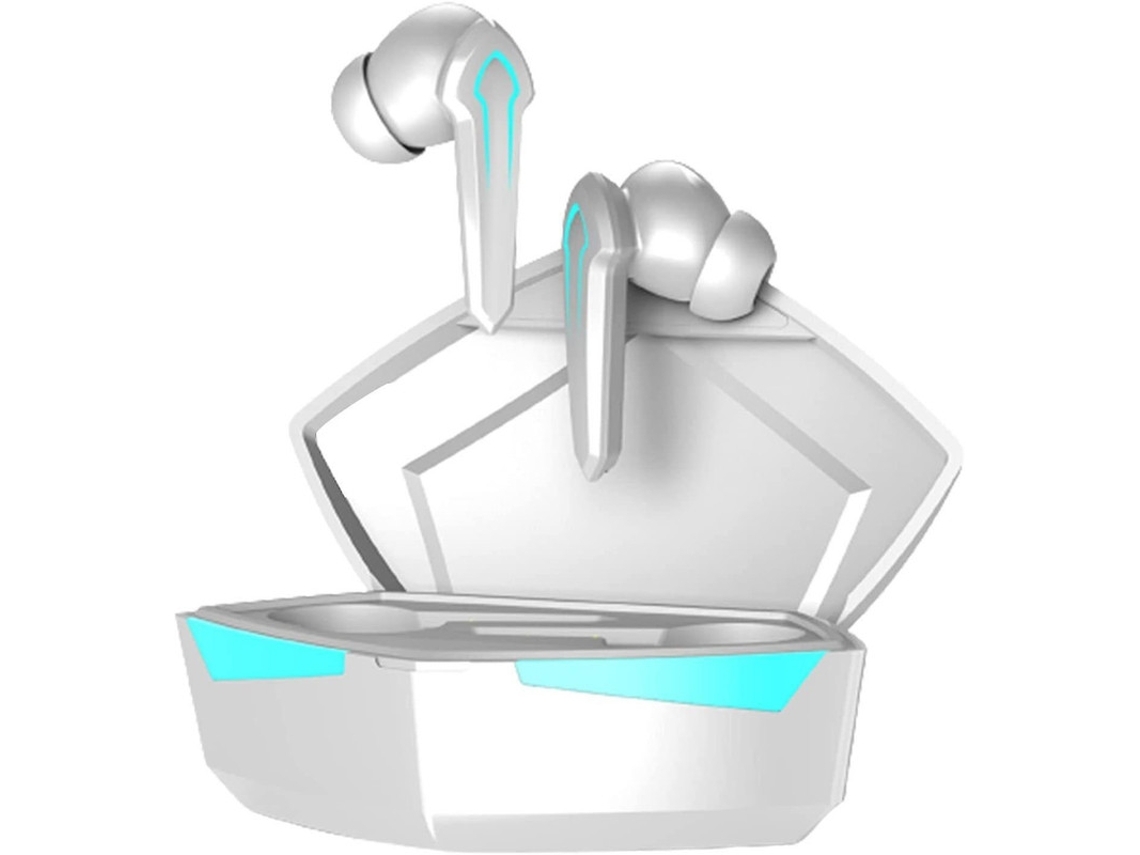 Auriculares YEMAESRE para juegos Compatible con Bluetooth Baja latencia y batería de larga duraciónblanco YEMAESRE