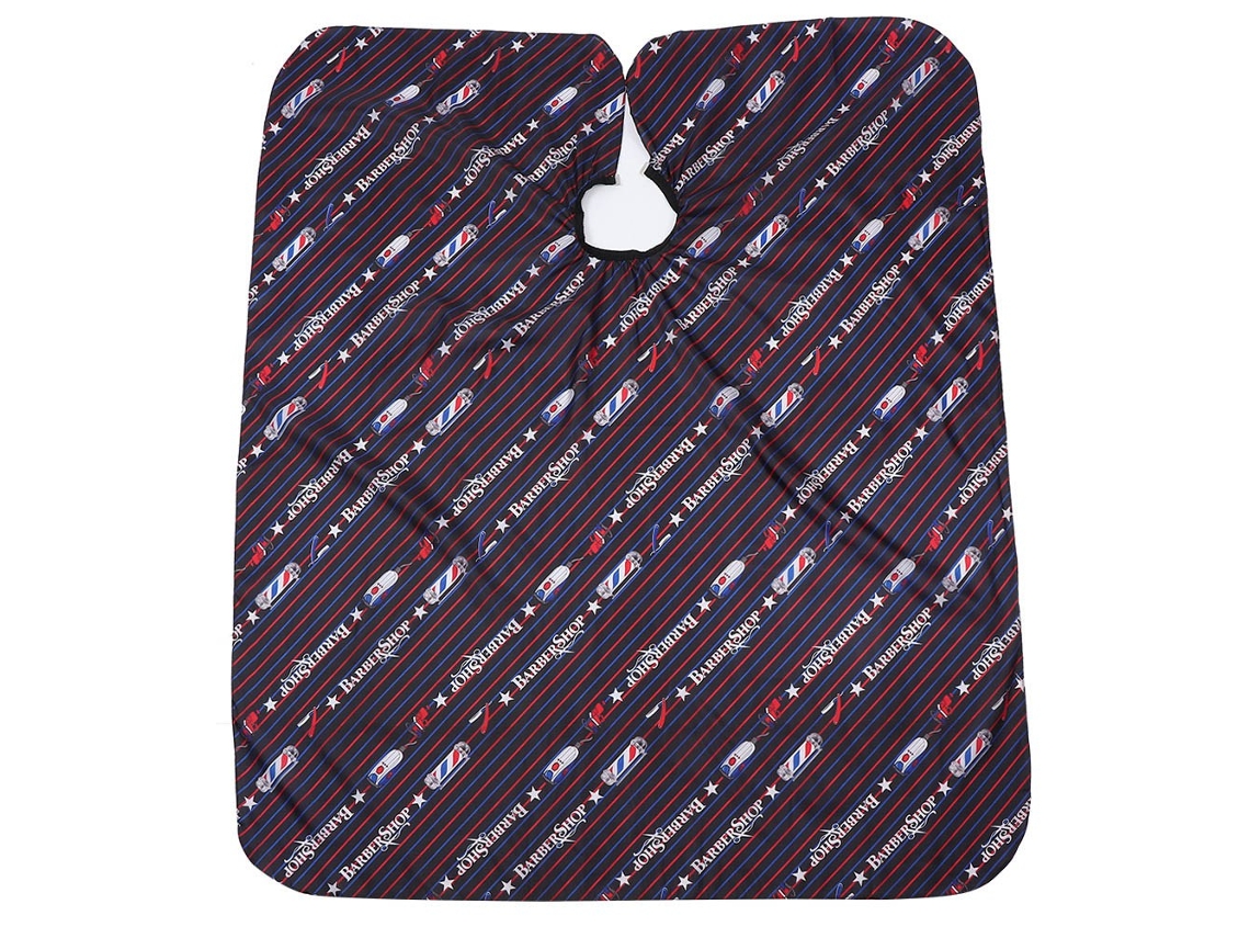 Capa de corte de pelo profesional para salón, suave, ligera y duradera, con botón a presión ajustable para un ajuste personalizado, material de nailon.