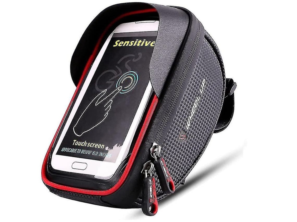 Bolsa para manillar de bicicleta, soporte seguro para iPhone Xs y otros smartphones, ideal para ciclistas que necesitan acceso rápido. FACPOET