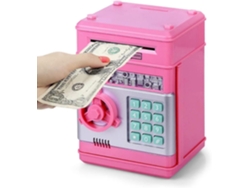 Hucha electrónica niñas 3-12 años. Caja fuerte contraseña musical para ahorrar dinero y monedas.