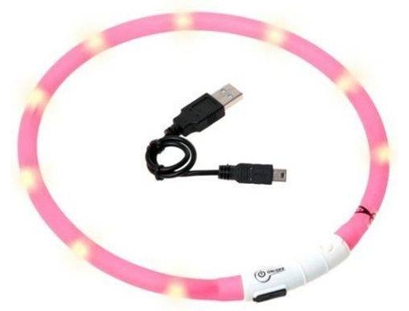 Collar para Perros KARLIE FLAMINGO Rosa (20-70 cm)